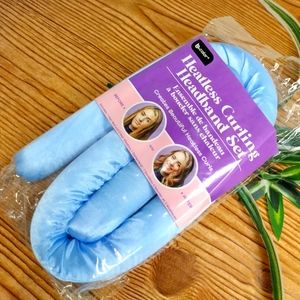 Heatless Curling Headband Set Blue